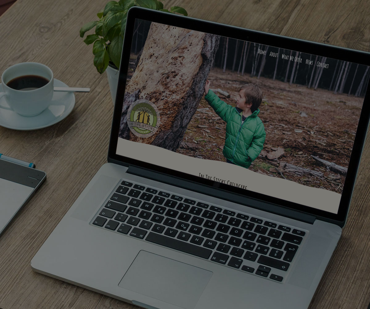 In The Sticks Childcare website by Codex