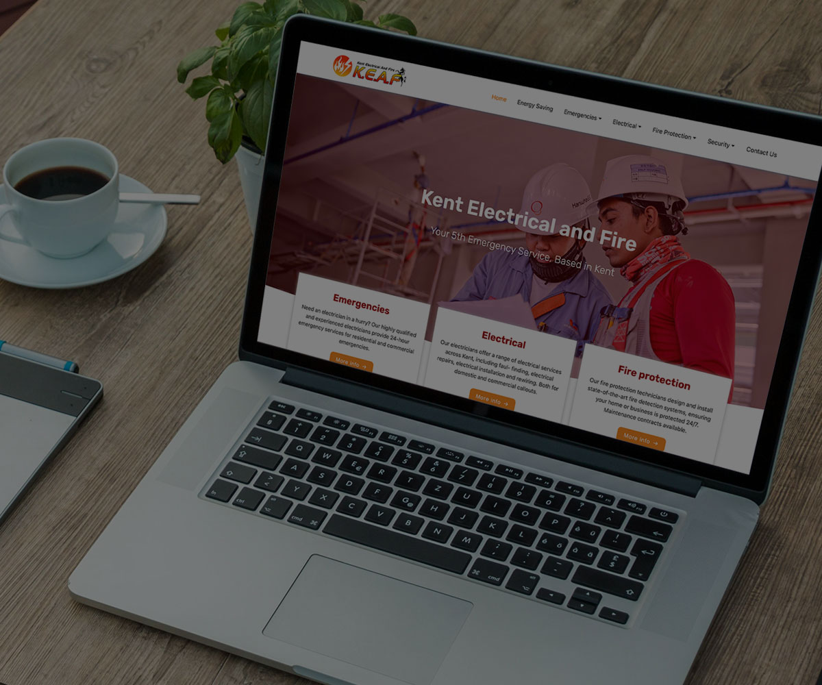 Kent Electrical and Fire website by Codex