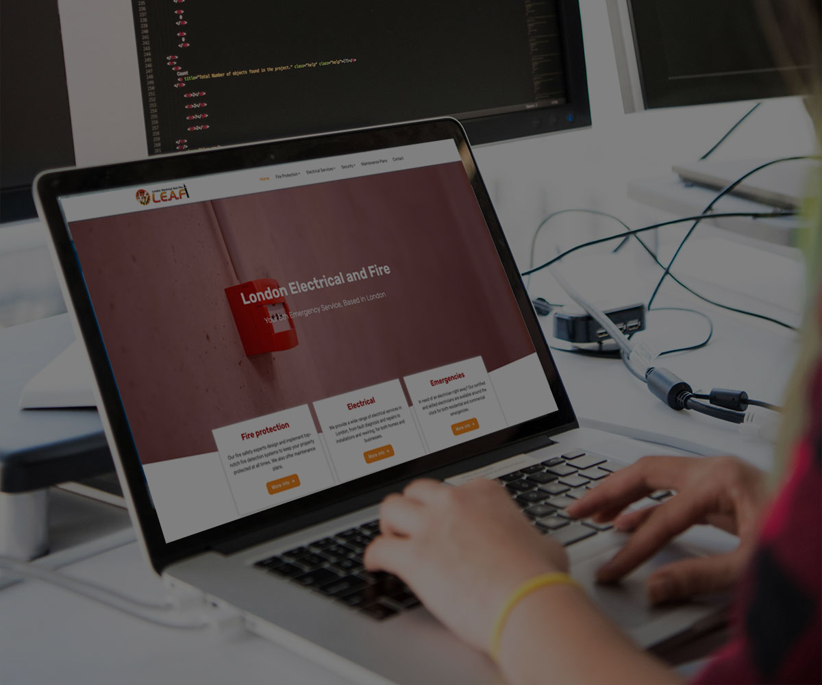 London Electrical and Fire website by Codex