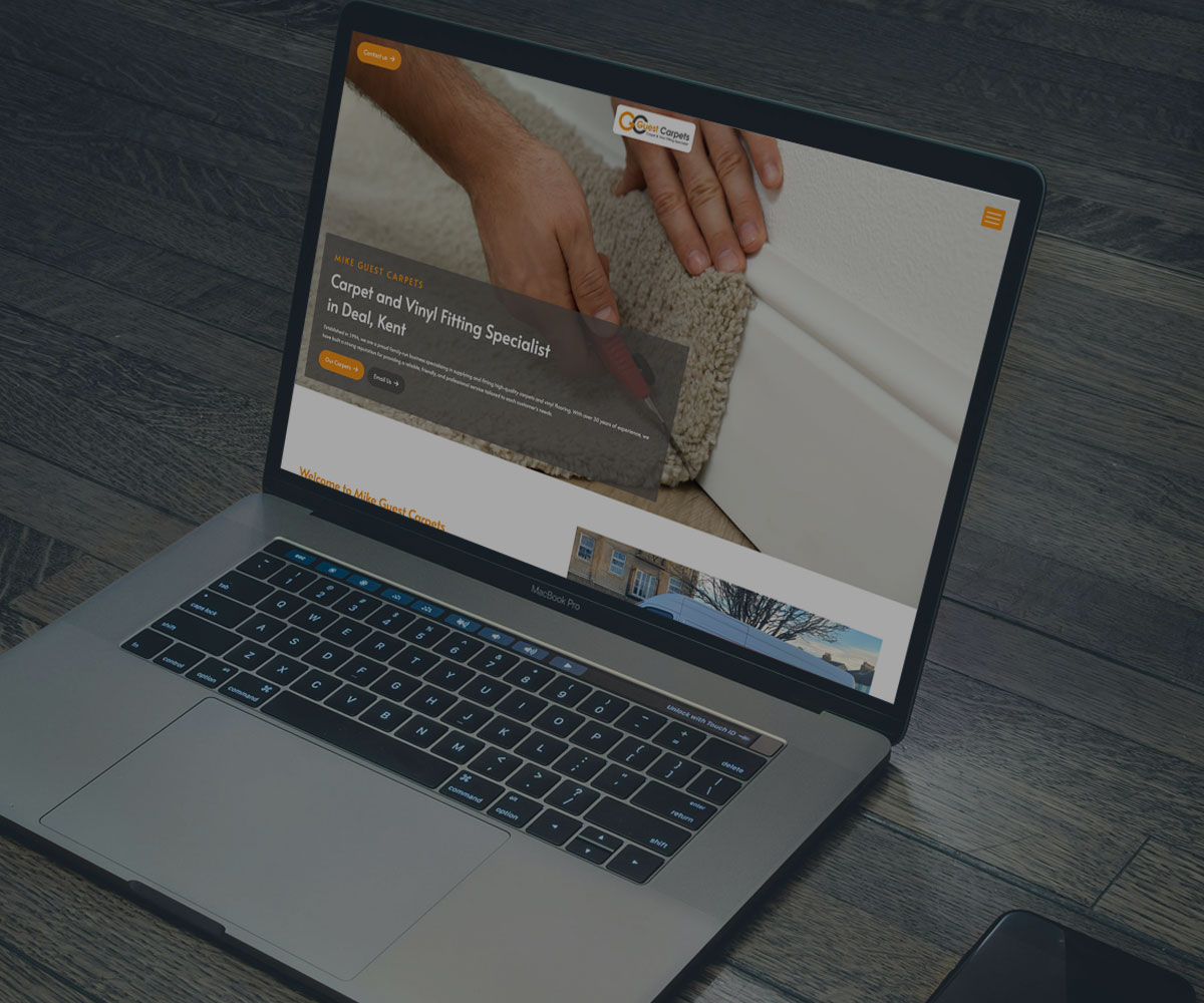 Guest Carpets website by Codex