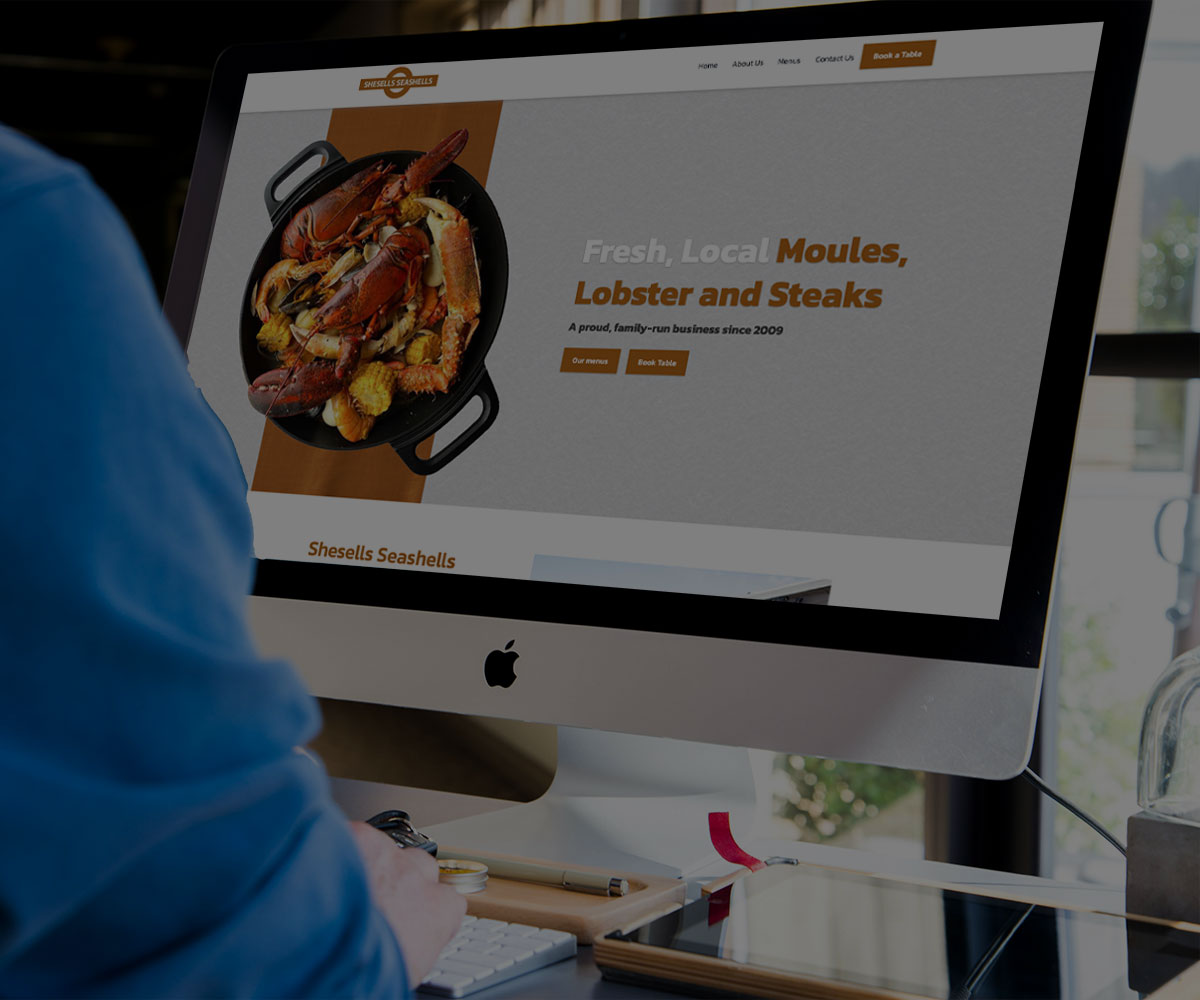 Shesells Seashells website by Codex