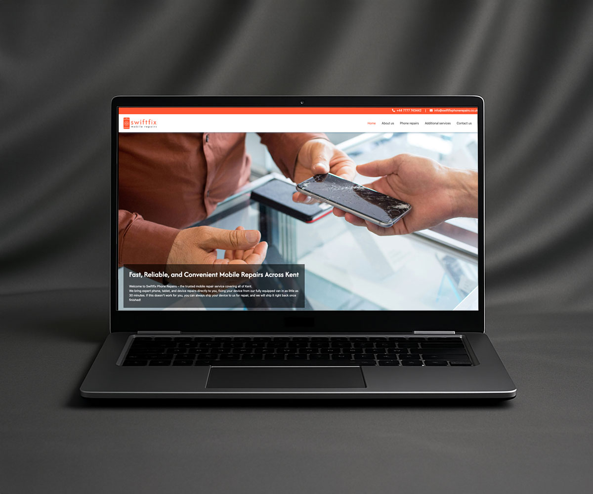 Swiftfix Mobile Repairs website by Codex