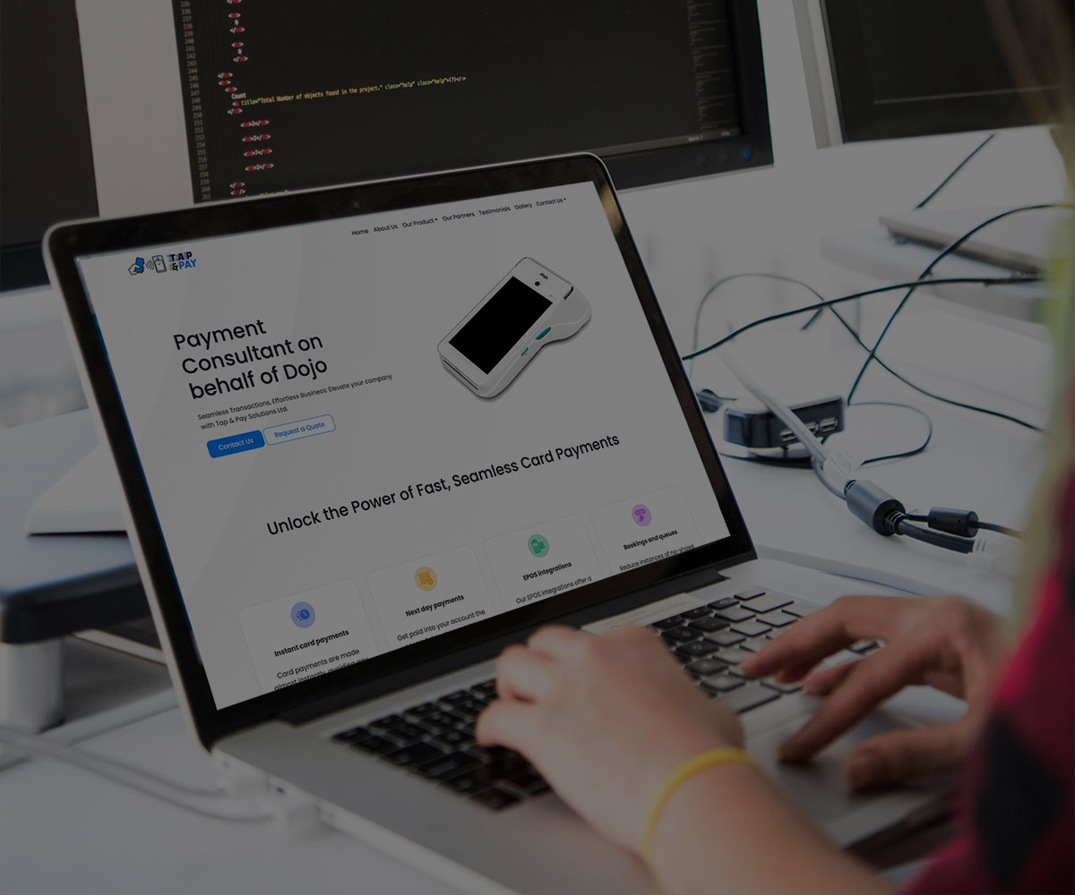 Tap and Pay Solutions website by Codex