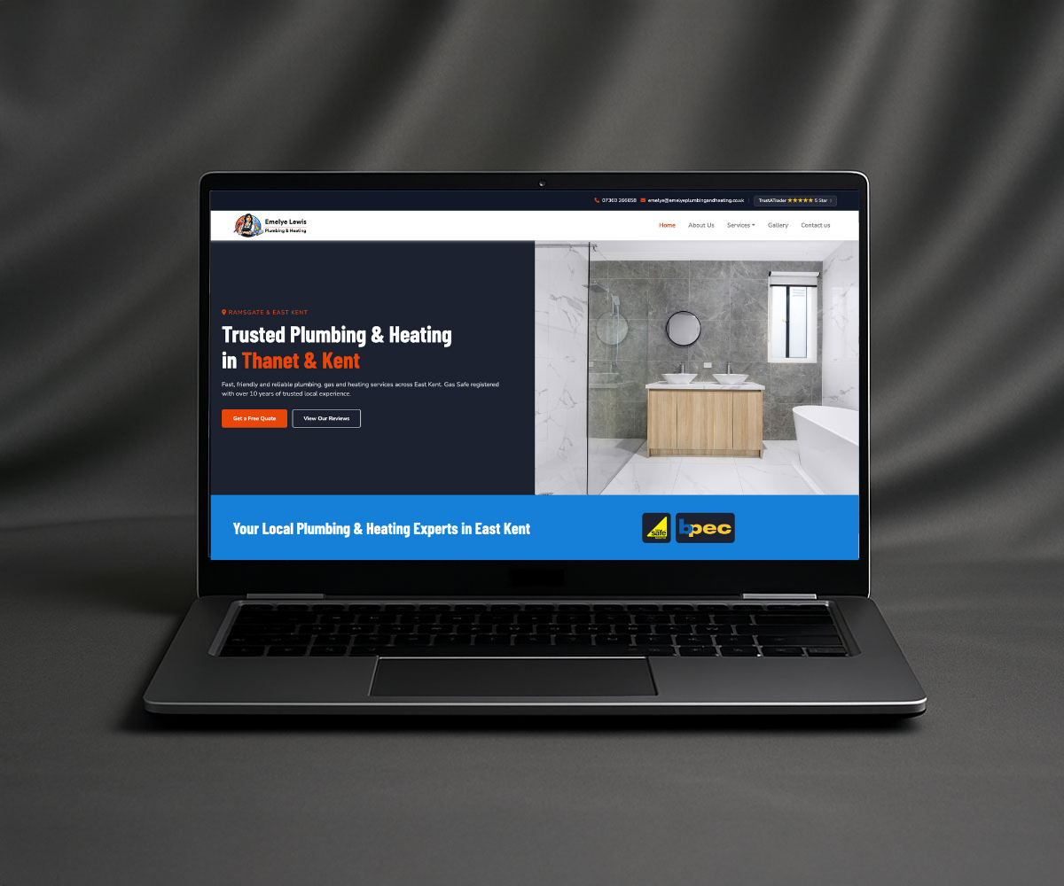 Emelye Lewis Plumbing & Heating website by Codex