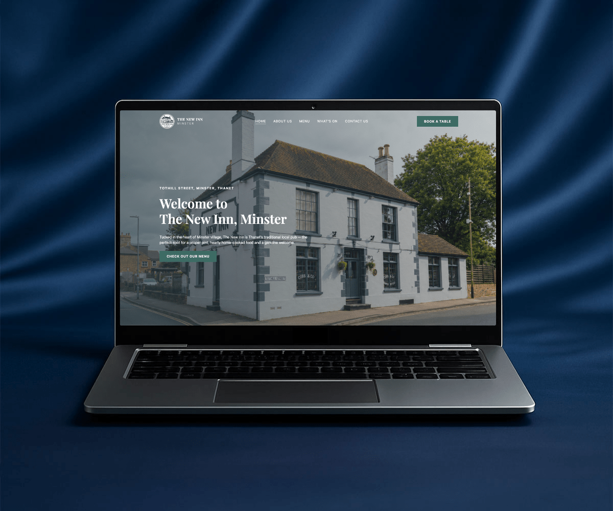 The New Inn – Minster website by Codex