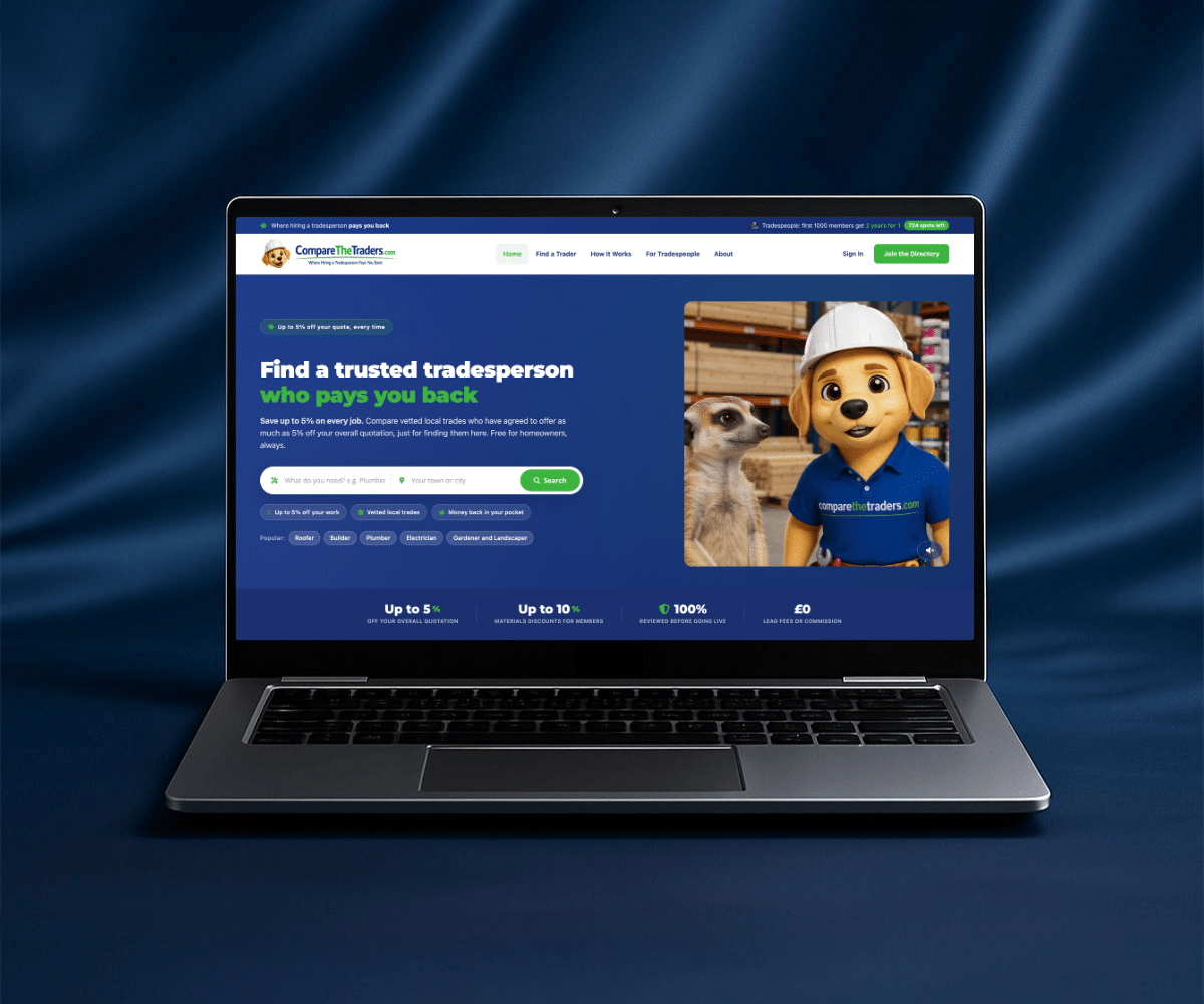 Compare The Traders website by Codex